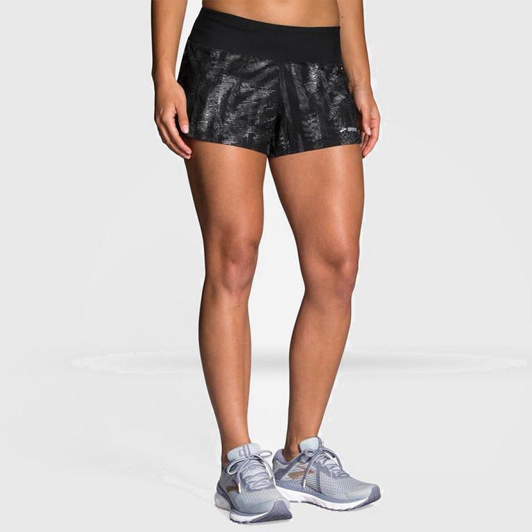 Brooks Chaser 3 Løpeshorts Dame Nettbutikk - Grå - Norge (WHC908473)